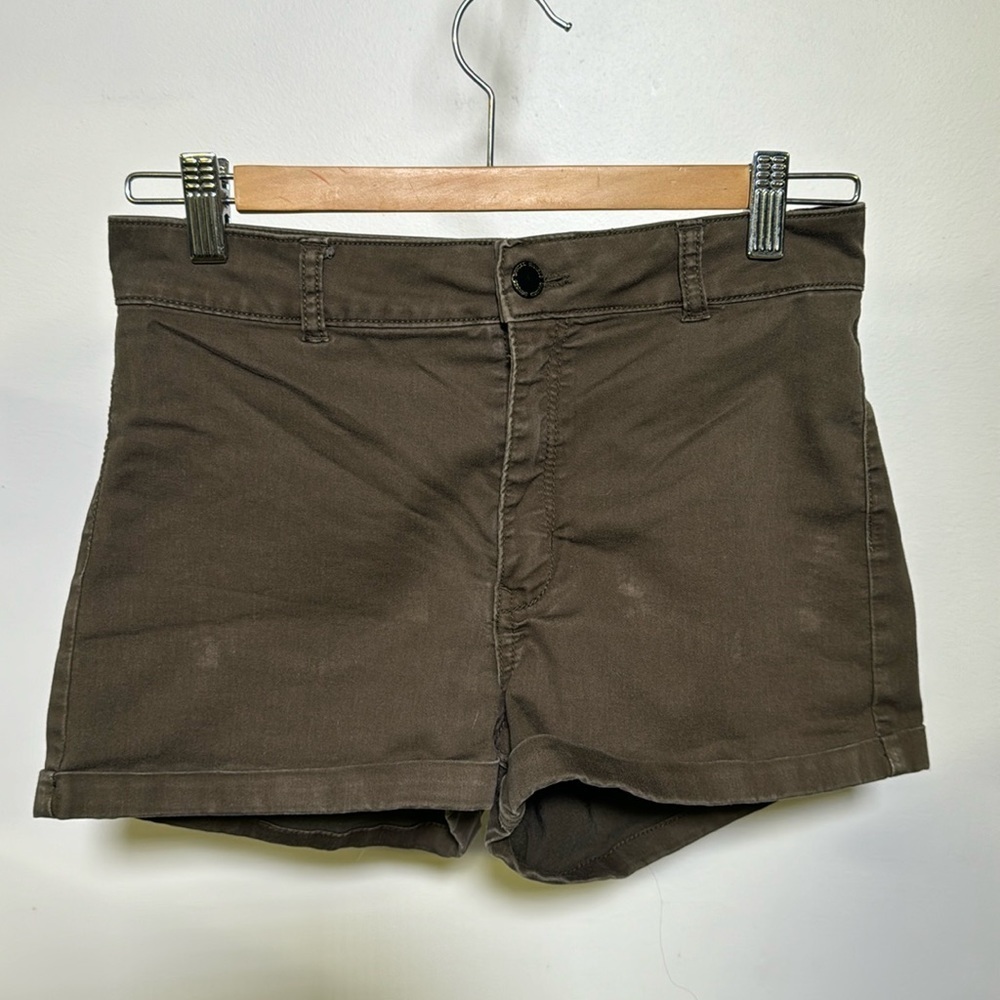 Divided Woman’s Army Green Shorts Size 8
